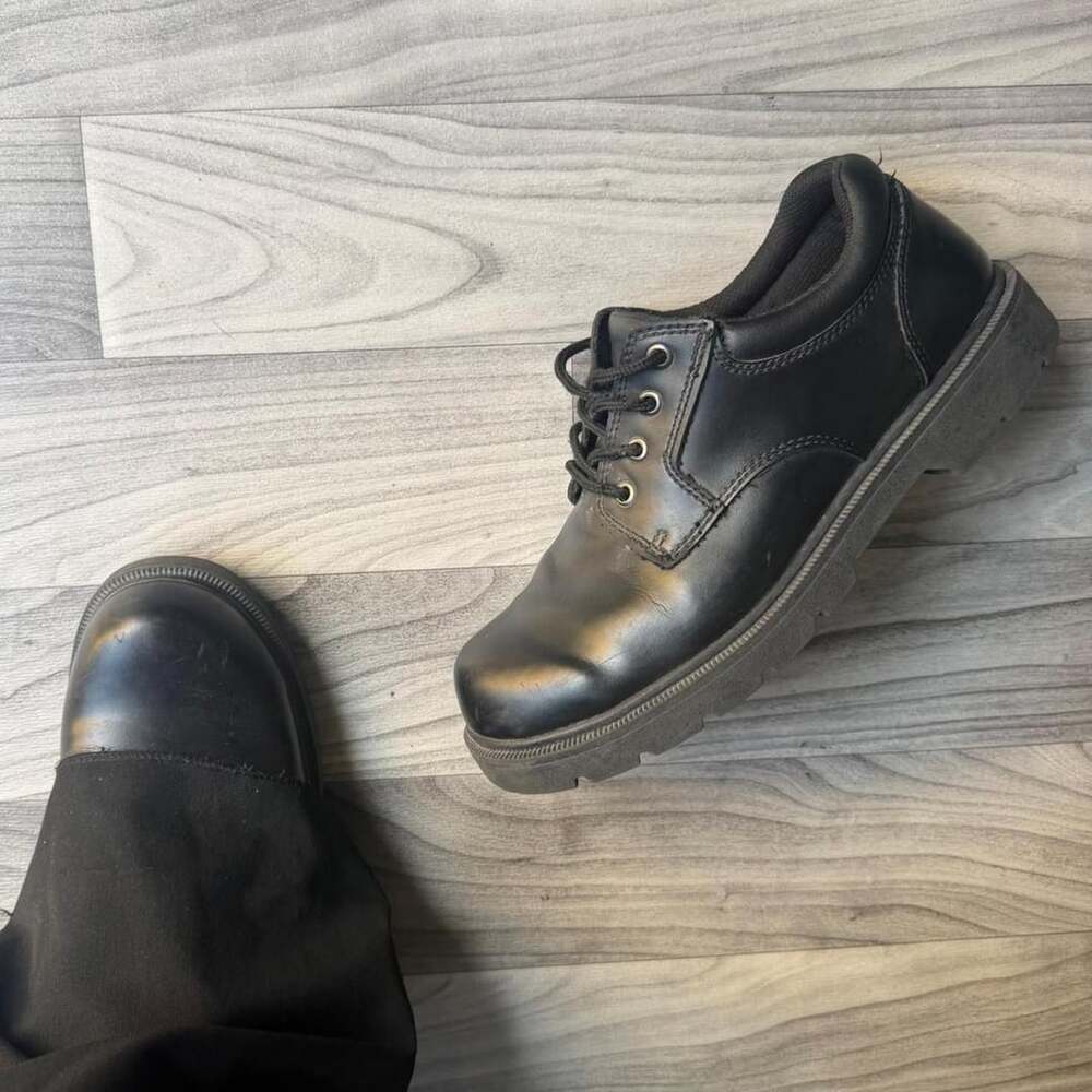Mossimo Supply Co. Oxford Dress Shoes Size 9.5 Black Chunky Y2K